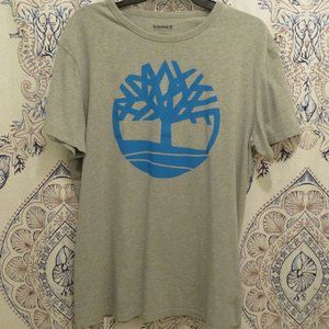 Heather Gray Timberland Logo T-Shirt - L